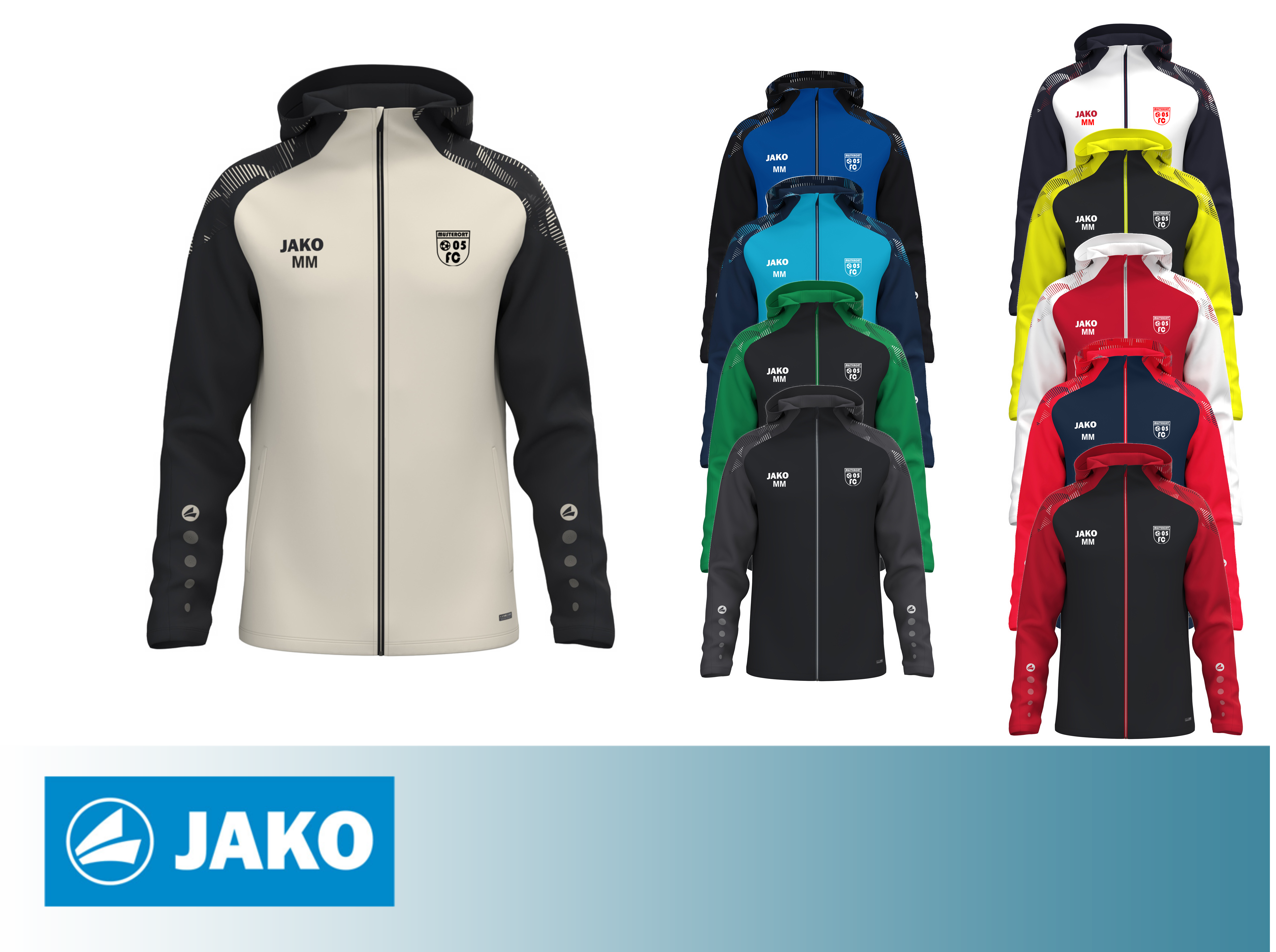 JAKO Kapuzenjacke Sonic inkl. Druck