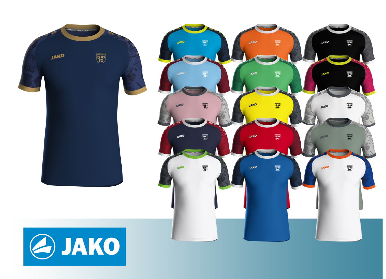 JAKO Trikot Iconic KA inkl. Druck