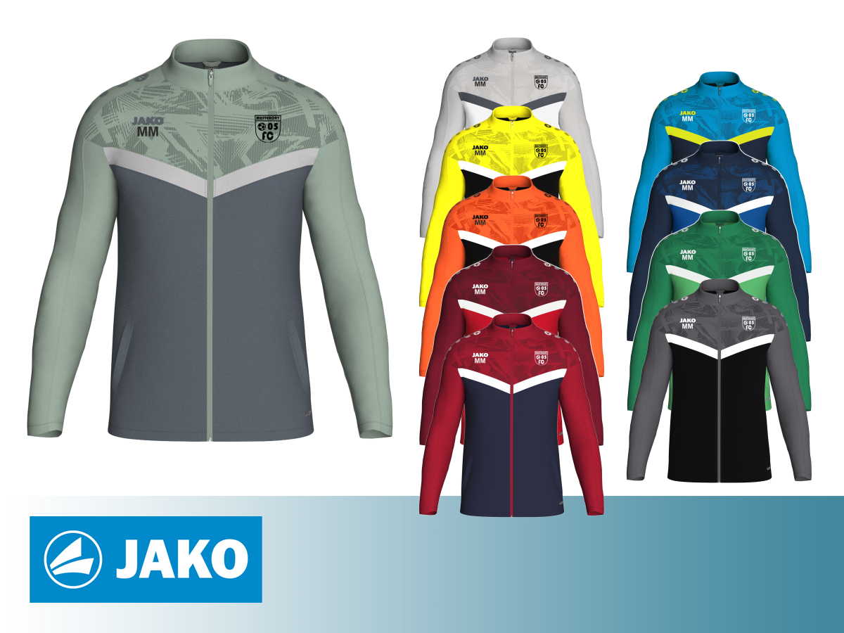 JAKO Polyesterjacke Iconic inkl. Druck