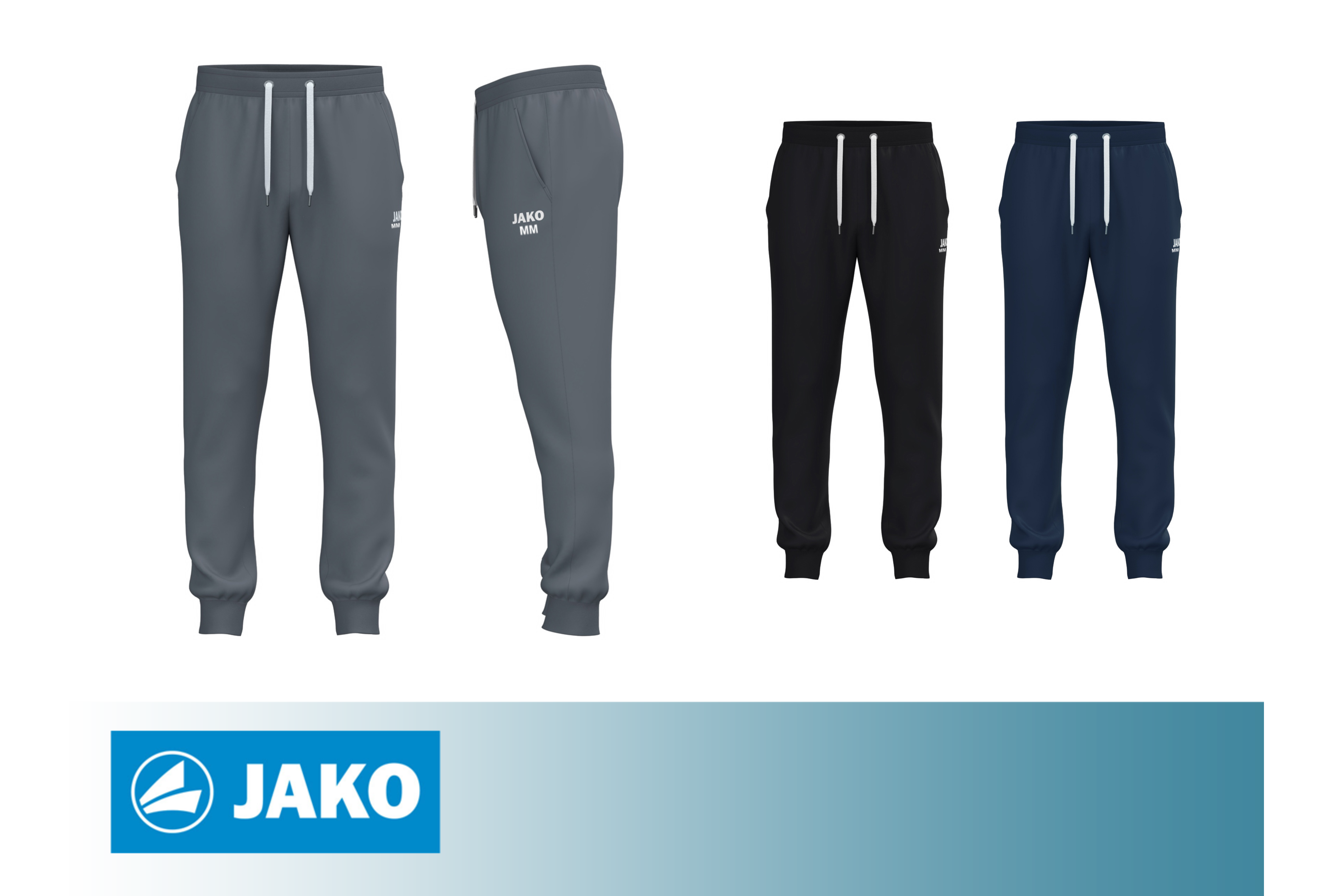 JAKO Jogginghose One Cotton mit Bündchen inkl. Druck