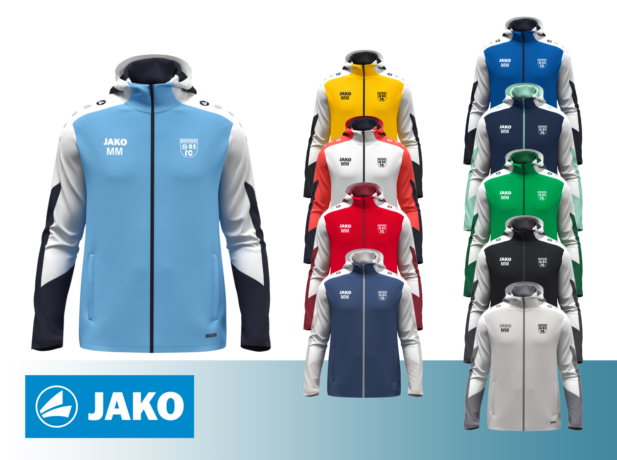 JAKO Kapuzenjacke Dynamic inkl. Druck