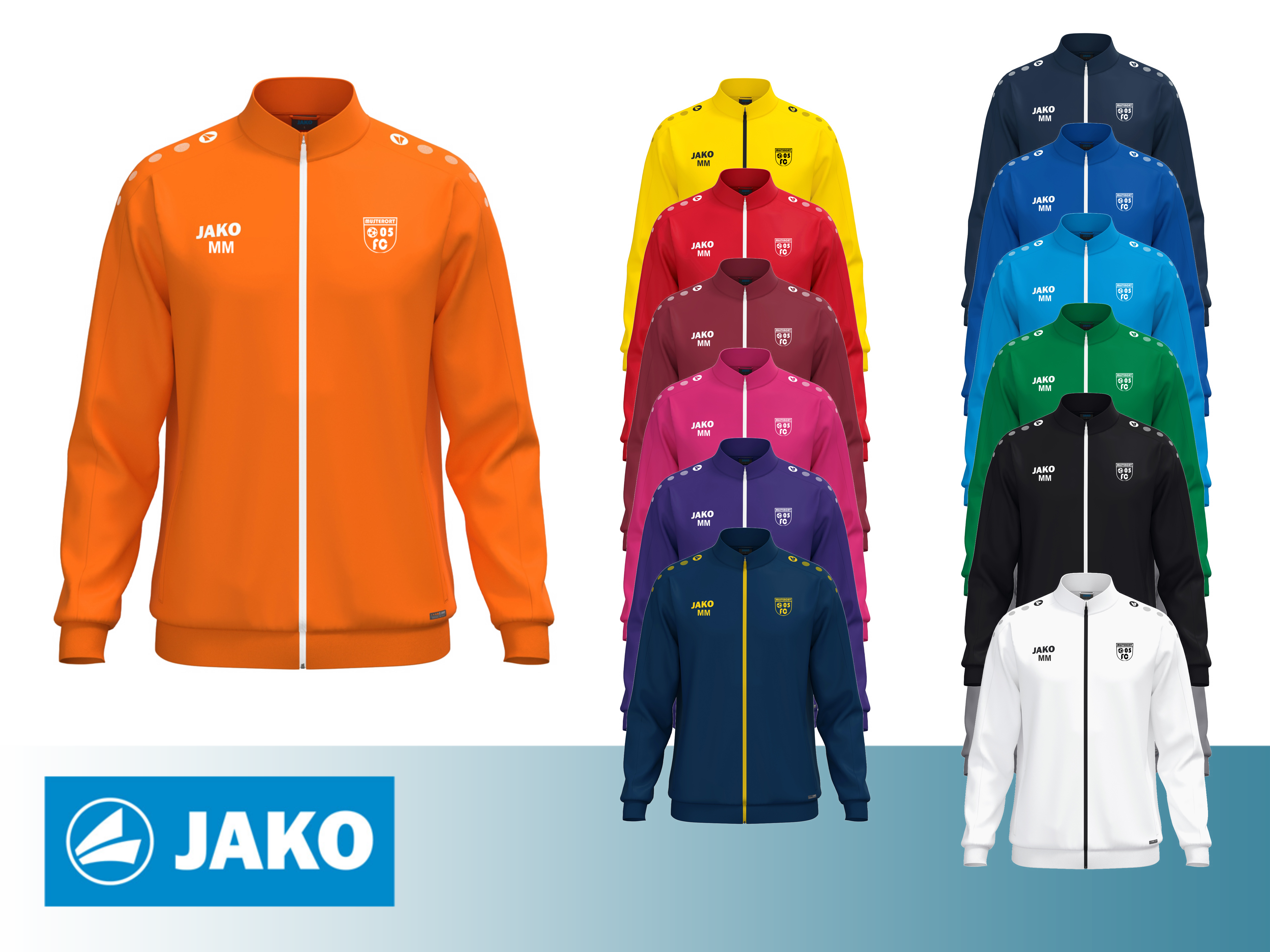 JAKO Polyesterjacke One inkl. Druck