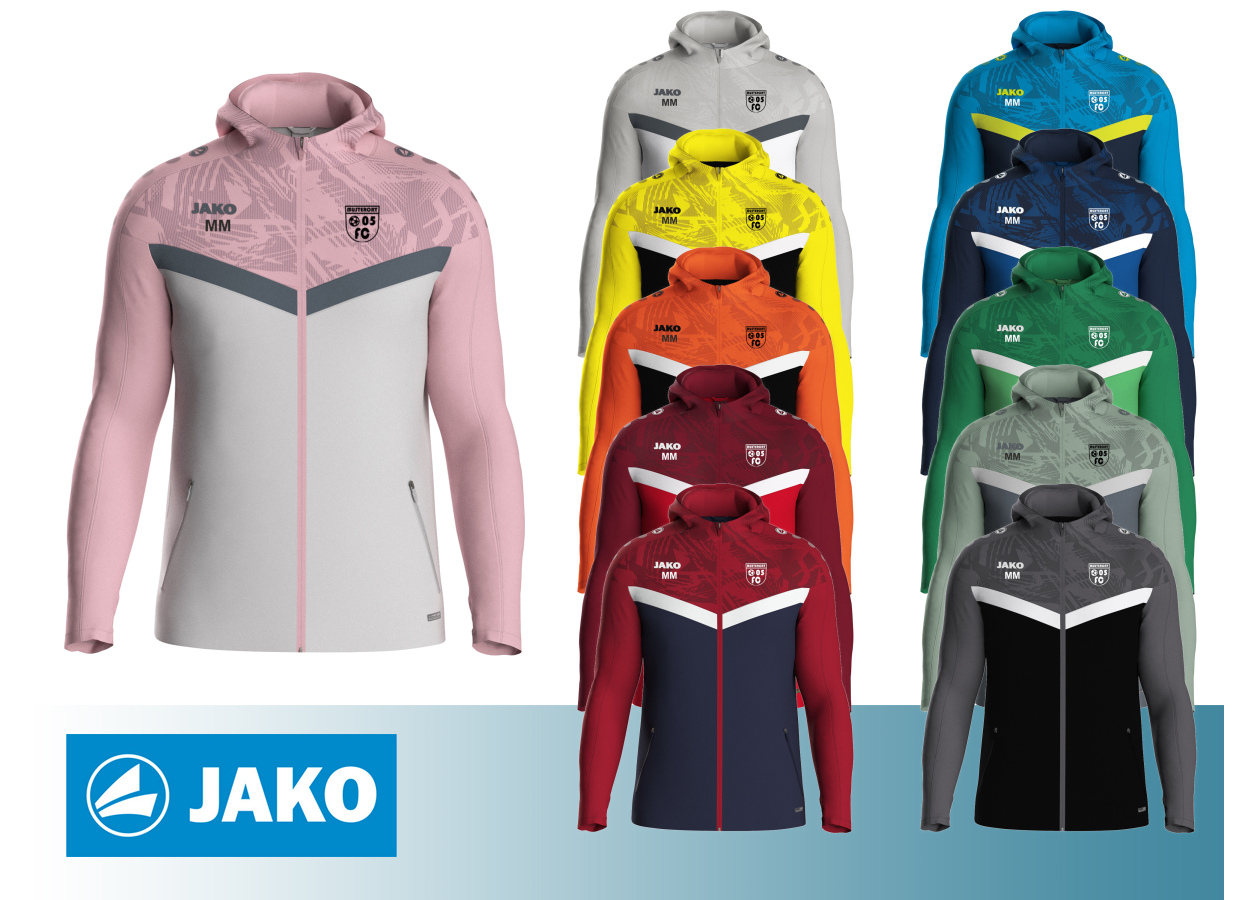 JAKO Kapuzenjacke Iconic inkl. Druck