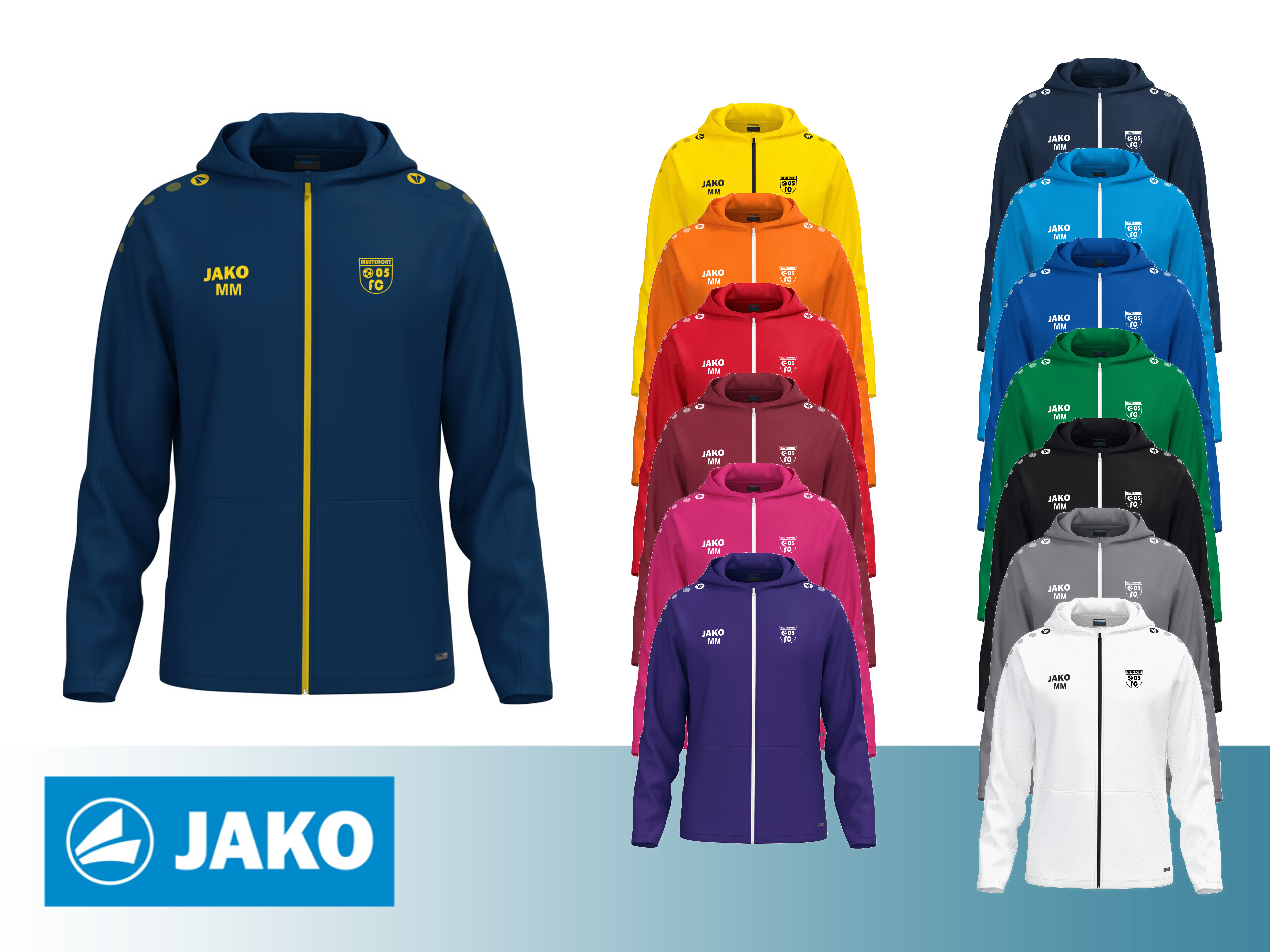 JAKO Kapuzenjacke One inkl. Druck