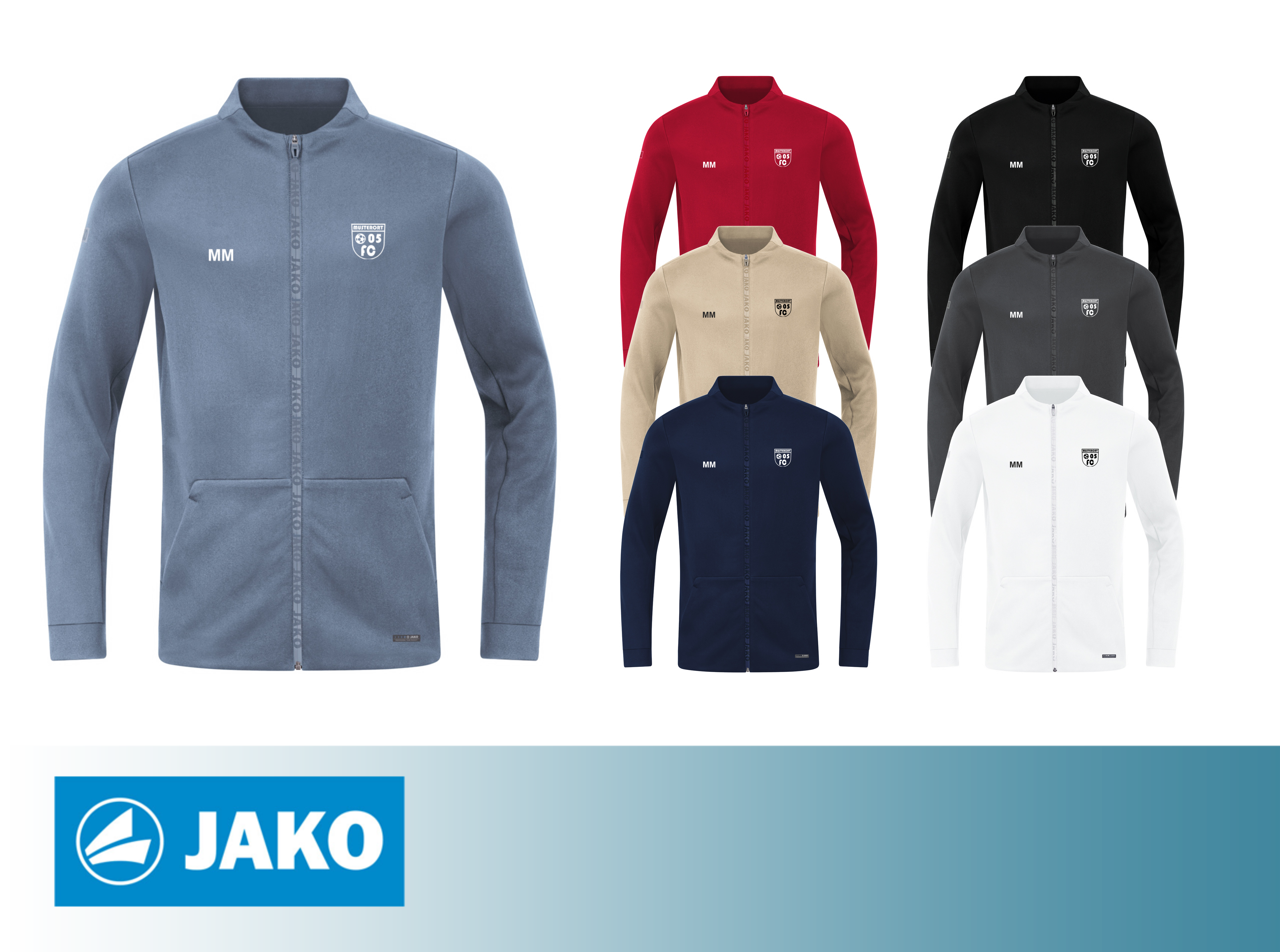 JAKO Jacke Pro Casual inkl. Druck