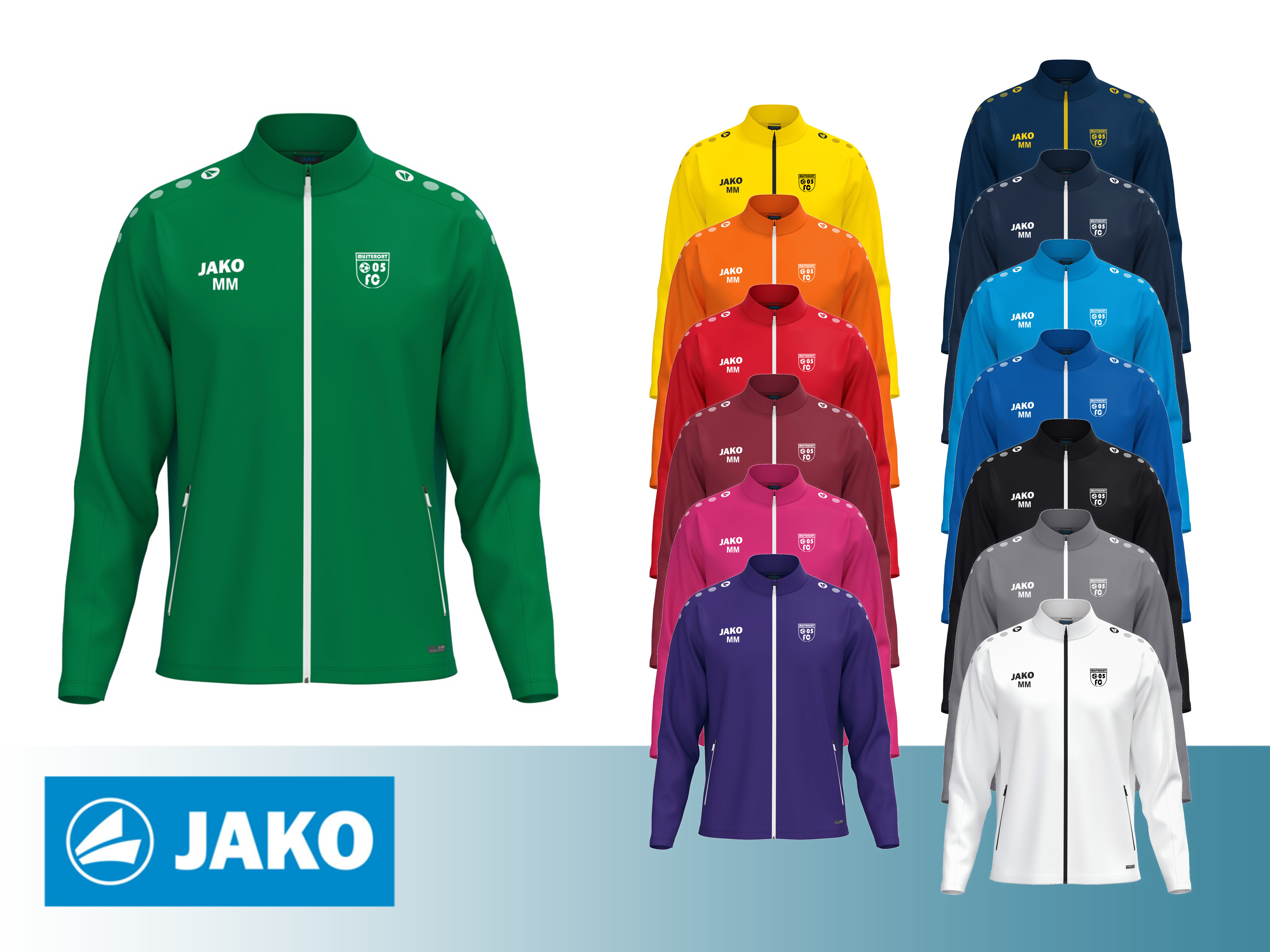 JAKO Freizeitjacke One inkl. Druck